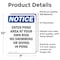 Signmission Enter Pond Area At Your Own Risk, 7 in W x Rectangle, Vinyl Decal OS-2PACK-NS-D-710-V-12082 - alternate 2